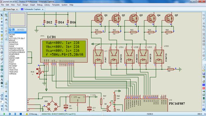 Microcontroller Based Electrical Parameter Monitoring System of